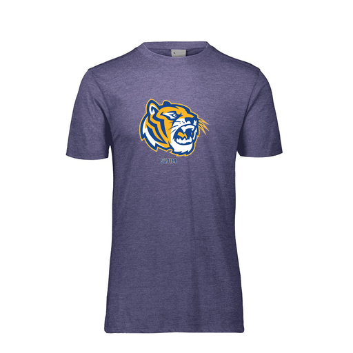 [FTSCUBRY-AS-LOGO2] Decker Men's Tri-Blend T-Shirt - Short Sleeve (Adult S, Royal, Logo 2)