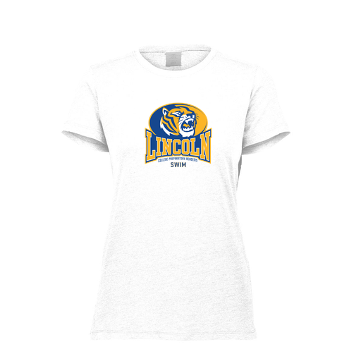 [FTSCUBWH-FAXS-LOGO3] Decker Women's Tri-Blend T-Shirt - Short Sleeve (Female Adult XS, White, Logo 3)
