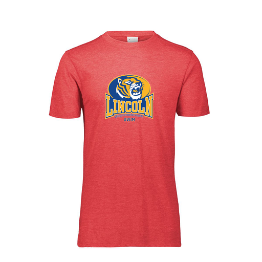 [FTSCUBRD-AS-LOGO3] Decker Men's Tri-Blend T-Shirt - Short Sleeve (Adult S, Red, Logo 3)