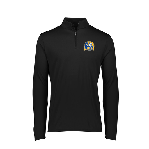 [FTLQFLBK-FAXS-LOGO3] Ladies Flex-Lite 1/4 Zip Shirt (Female Adult XS, Black, Logo 3)