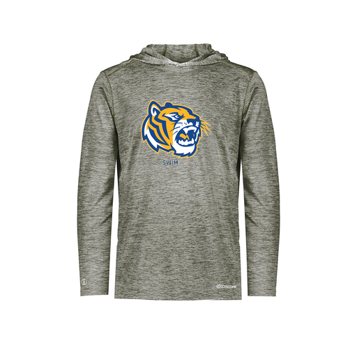 [FOLHCGGY-AS-LOGO2] Decker Men's Charge Hoodie (Adult S, Gray, Logo 2)