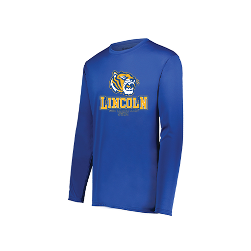 [222822.060.XS-LOGO1] Men's LS Smooth Sport Shirt (Adult XS, Royal, Logo 1)