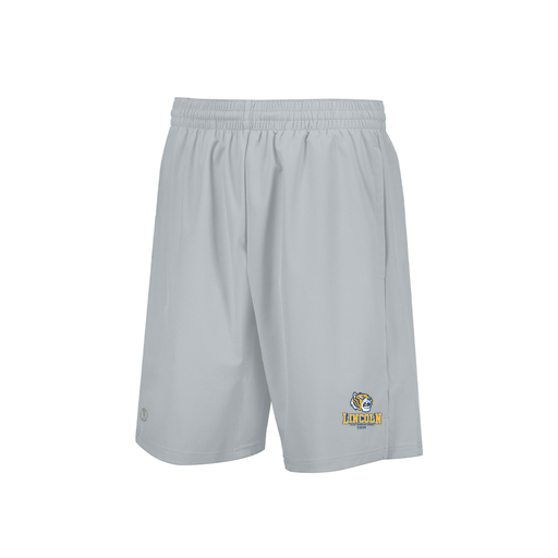 [229556.099.XS-LOGO1] Men's Weld Short (Adult XS, Silver, Logo 1)