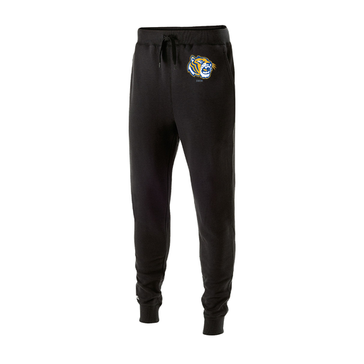 [229548.080.XS-LOGO2] Men's 60/40 Fleece Jogger (Adult XS, Black, Logo 2)