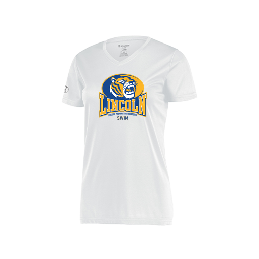 [222820.005.S-LOGO3] Ladies Movement Dri Fit Shirt (Female Adult S, White, Logo 3)