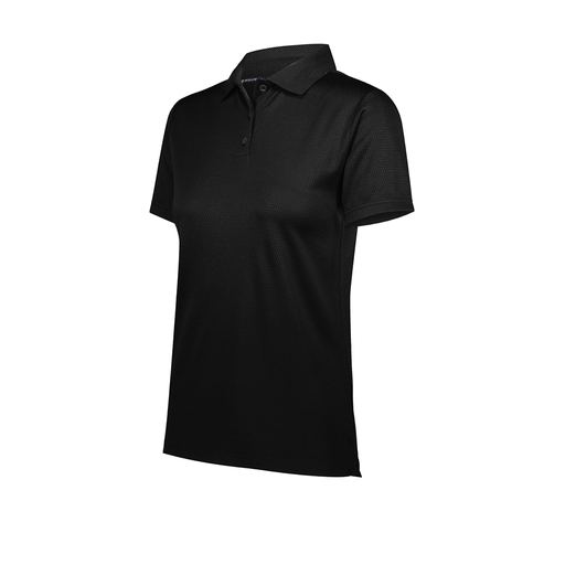 [222768.080.XS-LOGO5] Ladies Prism Polo (Female Adult XS, Black, Logo 5)